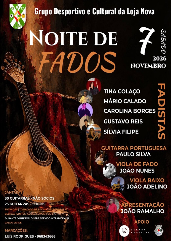 Noite de Fados - GDC da Loja Nova